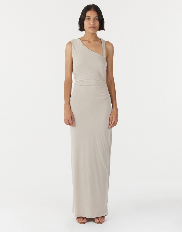 Third Form - Stirling Twist Asymmetric Maxi Dress