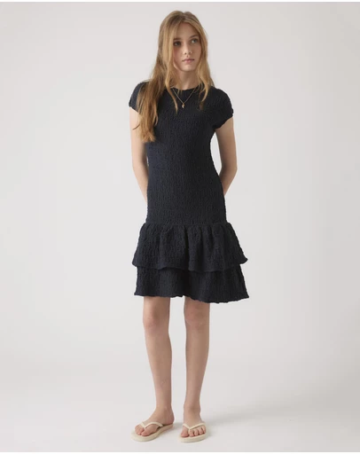 Decjuba Kids - Alessia Shirred Dress - Teens