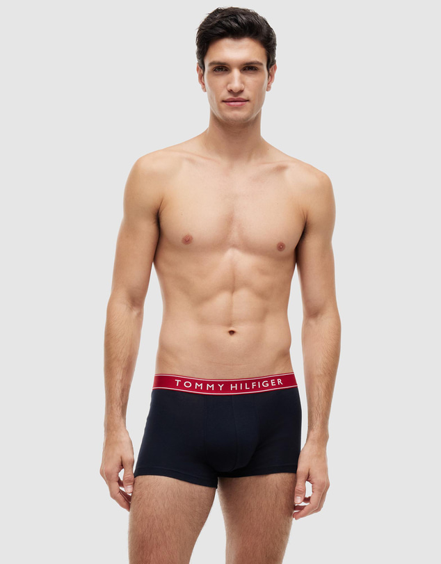Tommy Hilfiger - 3-Pack Essential Logo Waistband Trunks