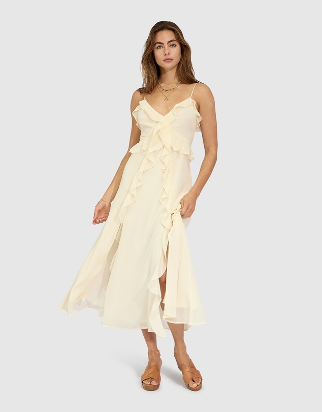 Belle & Bloom - Take Me Away Maxi Ruffle Sundress