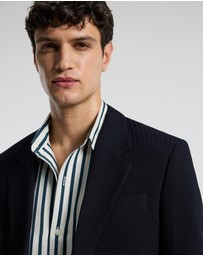 Calibre - Herringbone Jacquard Blazer Navy