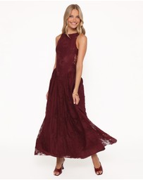Petal & Pup - Denny Maxi Dress - Burgundy