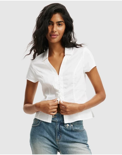 Cotton On - Short Sleeve Fitted Shirt
