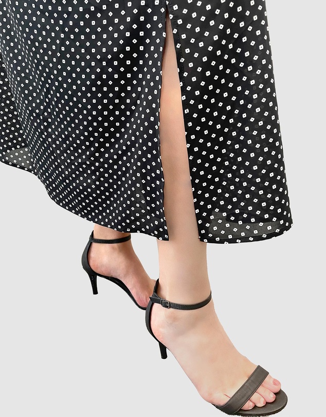 Love Your Wardrobe - Andy Shirred Waist Skirt