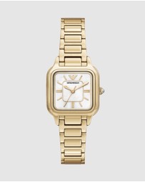 Emporio Armani - Gold Tone Analogue Watch