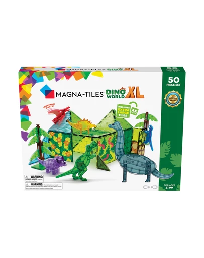 Magna-Tiles - MAGNA-TILES - Dino World XL - 50 Piece Set