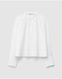 & Other Stories - Cotton Embroidered Blouse