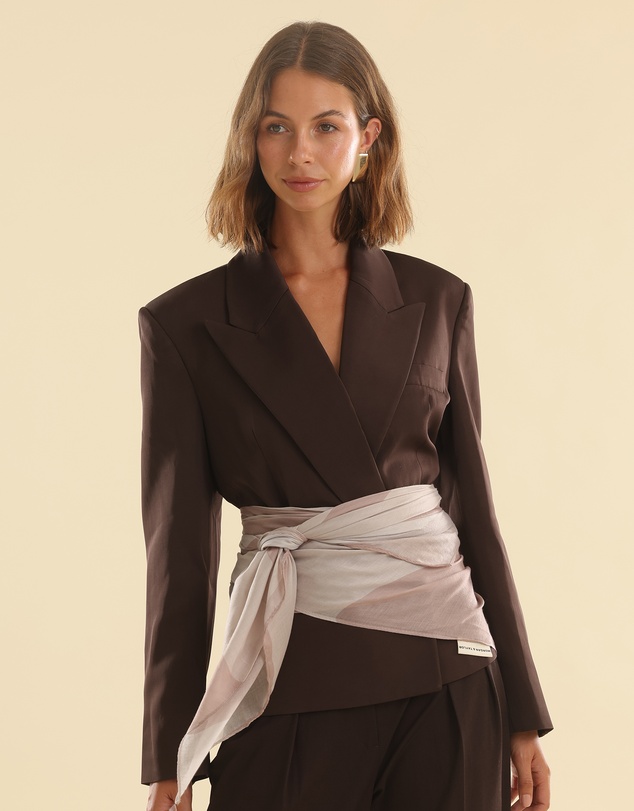 Morgan & Taylor - Evie Light-Weight Scarf in Beige