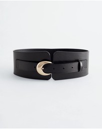 & Other Stories - Wide Leather Waist Belt