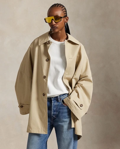 Polo Ralph Lauren - Oversized Cotton Twill Car Coat
