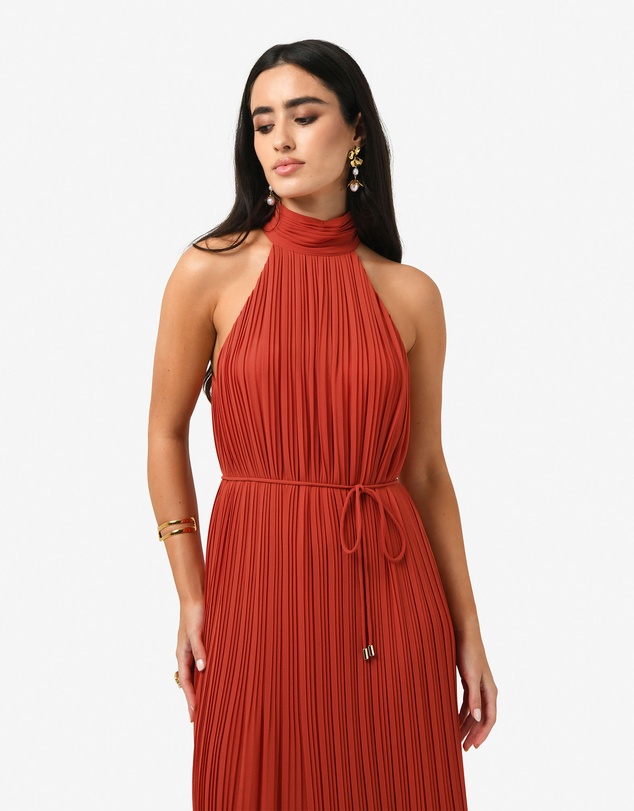 Forcast - Shelly Chiffon Pleated Dress