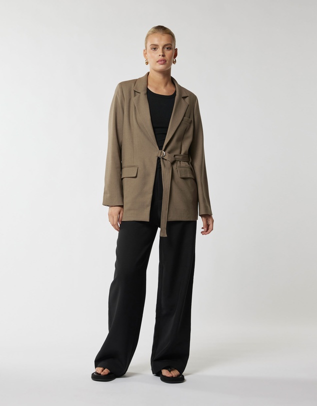MVN - River Edge Belted Blazer