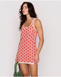 MINKPINK - Ines Jaquard Knit Mini Dress