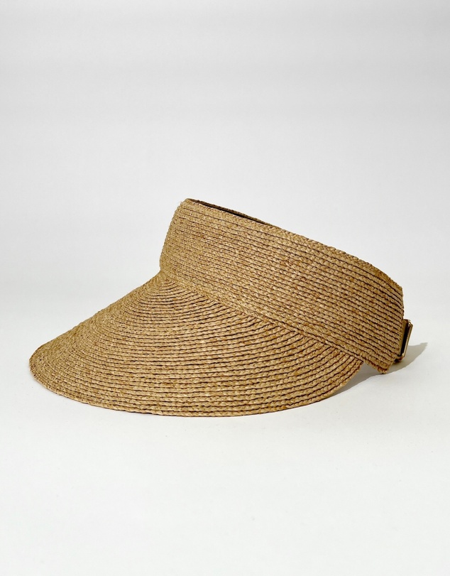 UNE PIECE - Madagascan Raffia Sun Visor