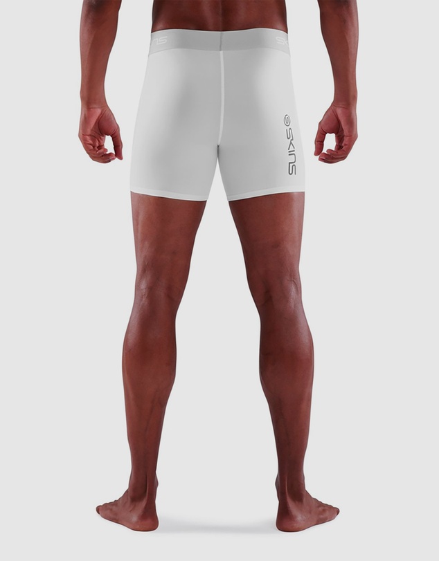 SKINS - SKINS Compression Men's Series-1 Running/Football/Gym Short White