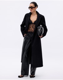 Minima Esenciales - Maren Brushed Wool Long Coat