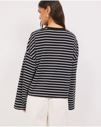 Calli - Stripe Long Sleeved Tee