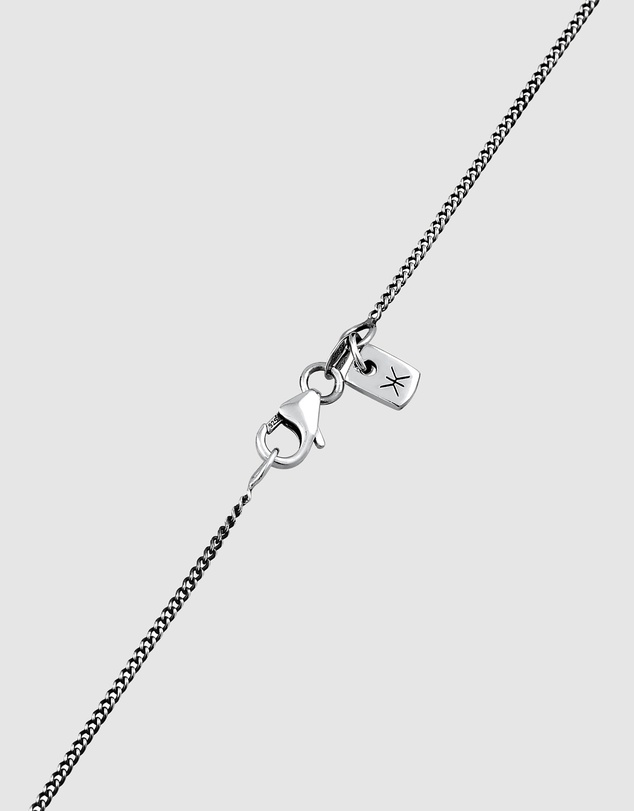 Kuzzoi - ICONIC EXCLUSIVE - Ace of Spades Card Pendant Necklace in 925 Sterling Silver