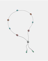 THOMAS SABO - THOMAS SABO Elyndra Necklace with Multi-coloured Stones