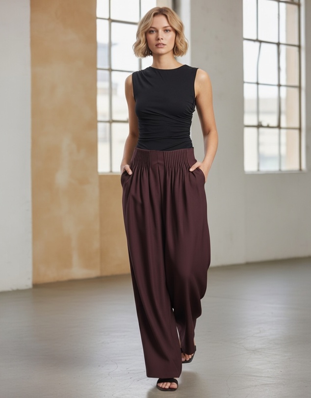 Mossée - Aviva Pleated Pants