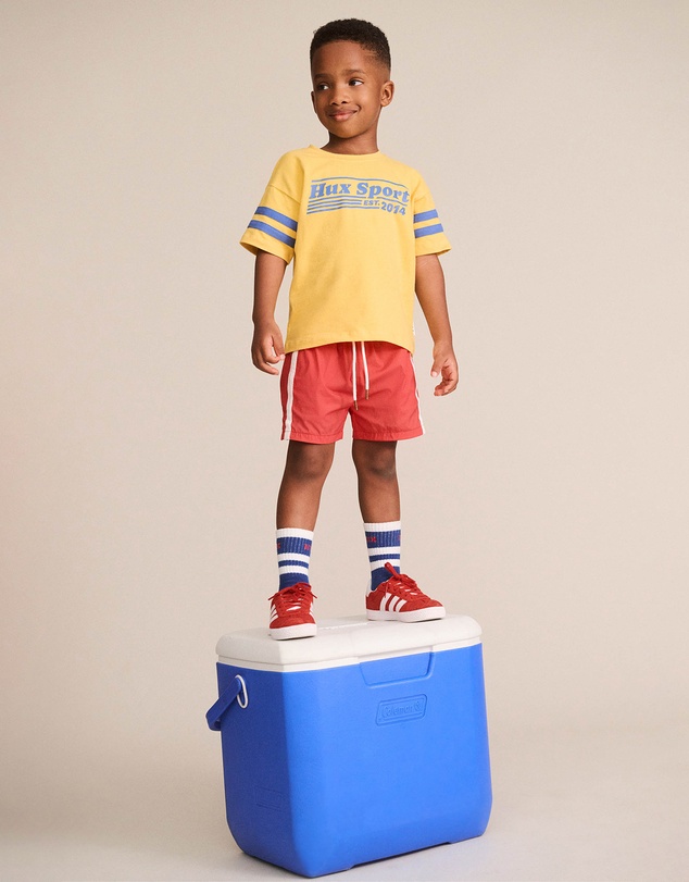 Huxbaby - Hux Sport Sporty Stripe Tee - Babies-Teens