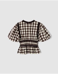 Damson Madder - Everly Ruffle Blouse