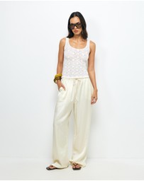 AERE - Aralyn Satin Pants
