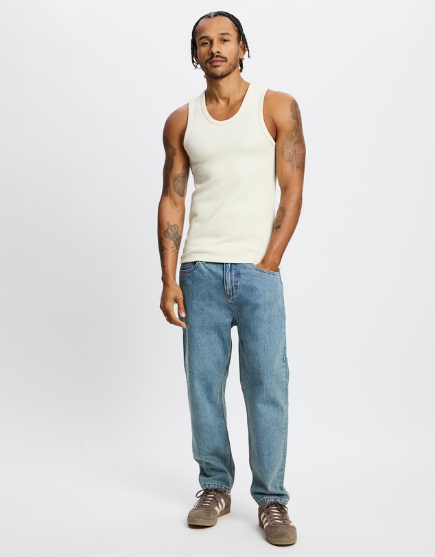 Thrills - ICONIC EXCLUSIVE - Chopped Denim Jeans