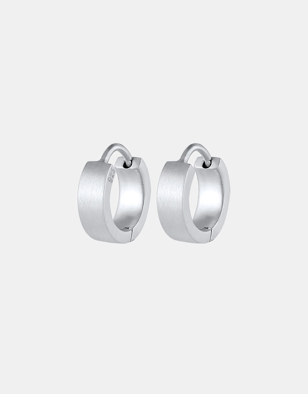 Kuzzoi - ICONIC EXCLUSIVE - Classic Hoop Earrings in 925 Sterling Silver