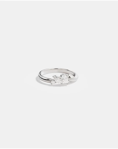 By Charlotte - Crystal Wings Ring