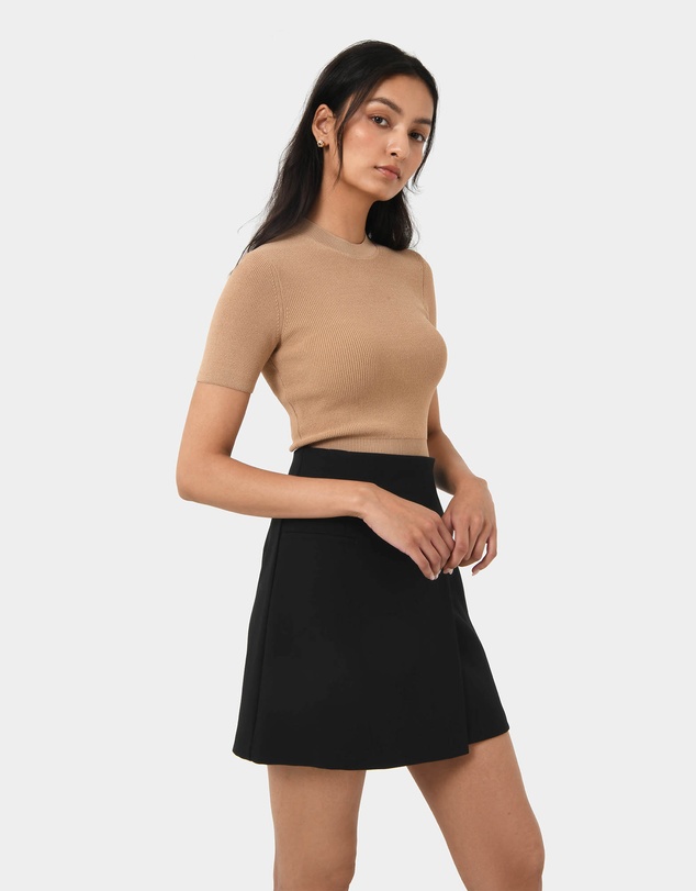 Forcast - Murphy Crop Knit Top