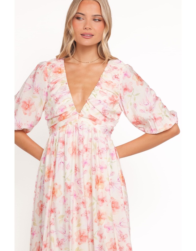 Petal & Pup - Andara Maxi Dress - White Floral