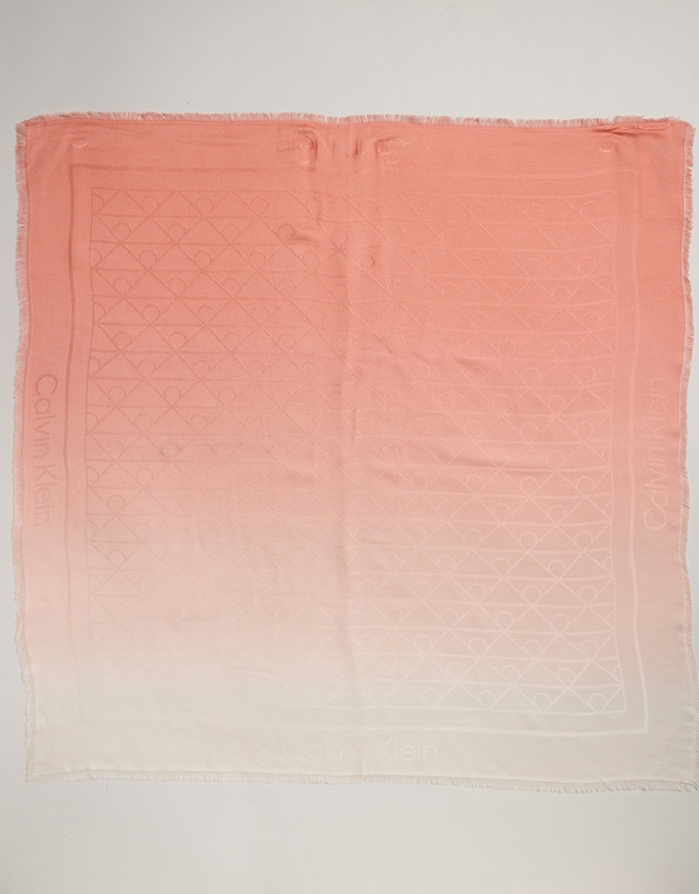 Calvin Klein - Gradient Emblem Square Scarf
