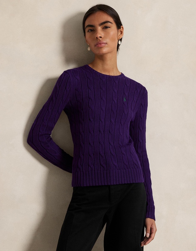 Polo Ralph Lauren - Cable-Knit Cotton Crewneck Sweater - ICONIC EXCLUSIVE