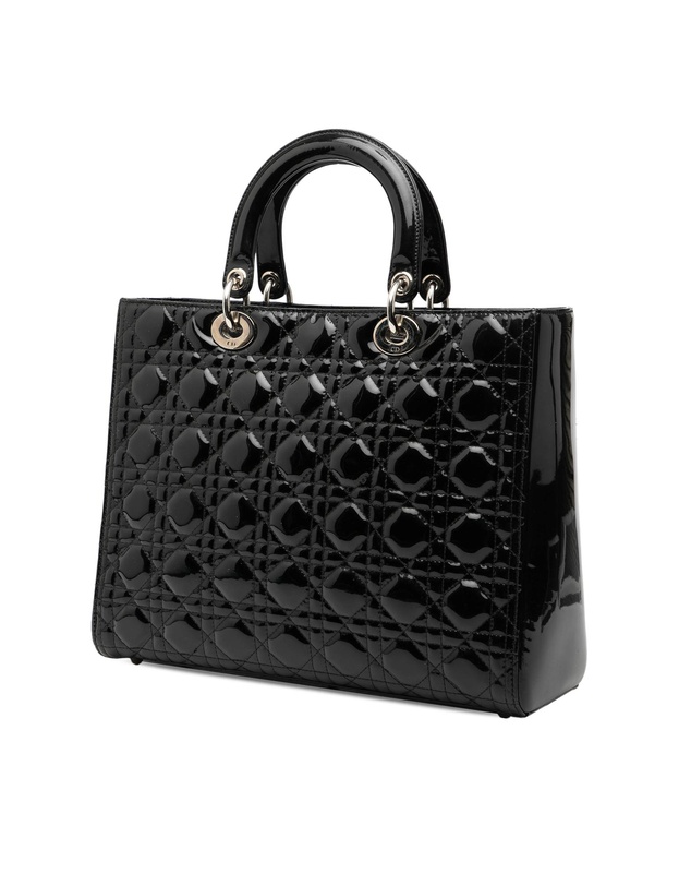 Pre-Loved by Azura Reborn - Pre-Loved Large Patent Cannage Lady Dior
