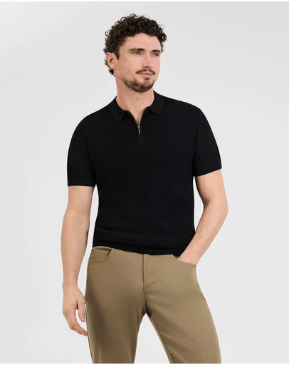 Tarocash - Omal Zip Knit Polo