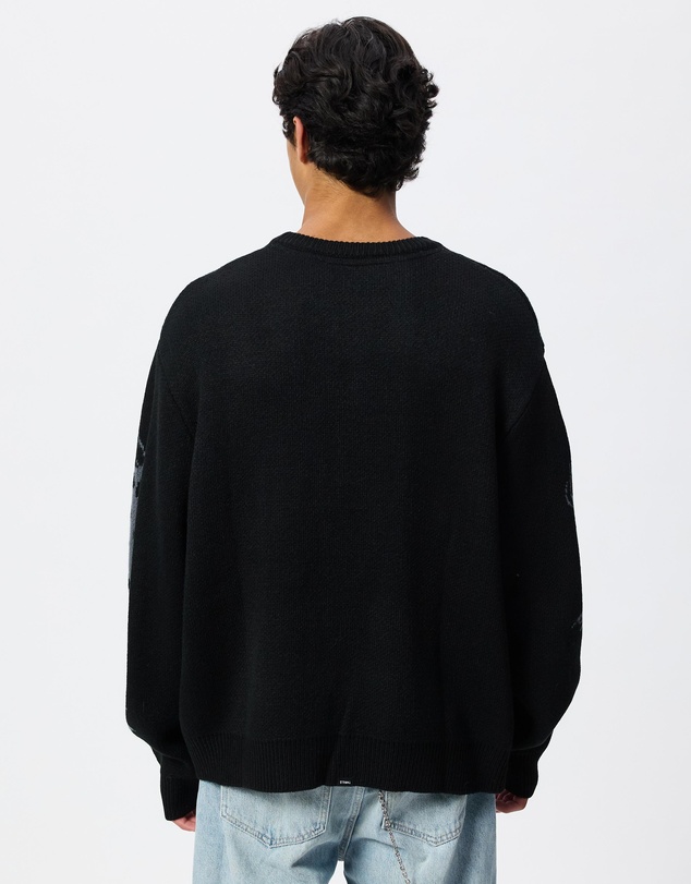 Thrills - Night Petal Box Fit Crew Cropped Knit