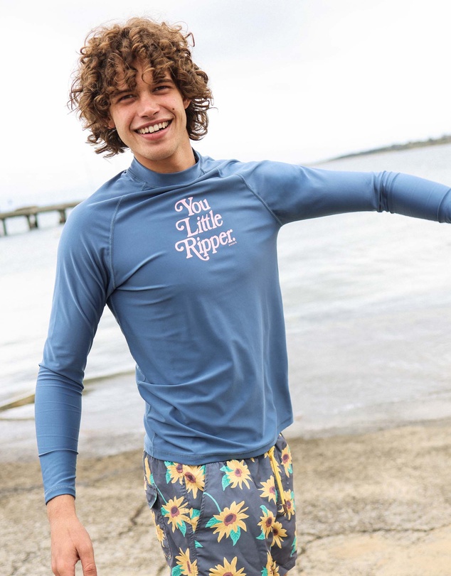 Skwosh - You Little Ripper Rashie in Navy