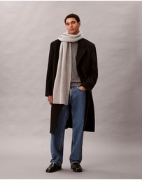 Calvin Klein - Wool Blend Signature Logo Scarf