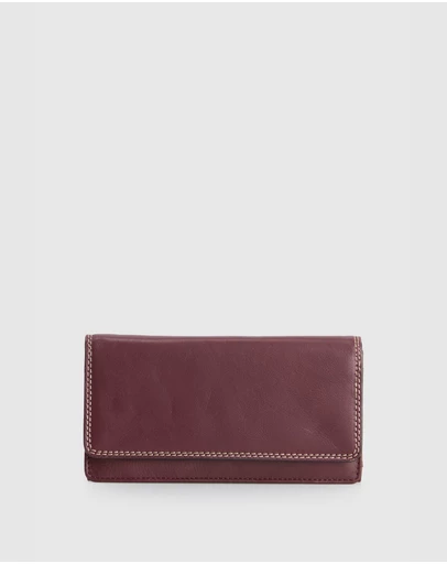Evity - Maya Leather Large Clutch