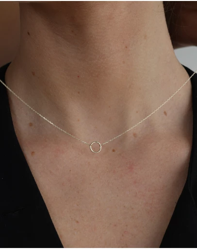 Luna Rae - Solid Gold - Eternity Necklace