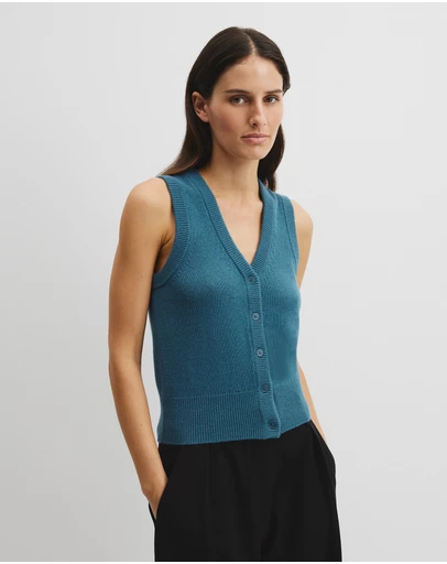 Country Road - Cotton Cash Knit Vest