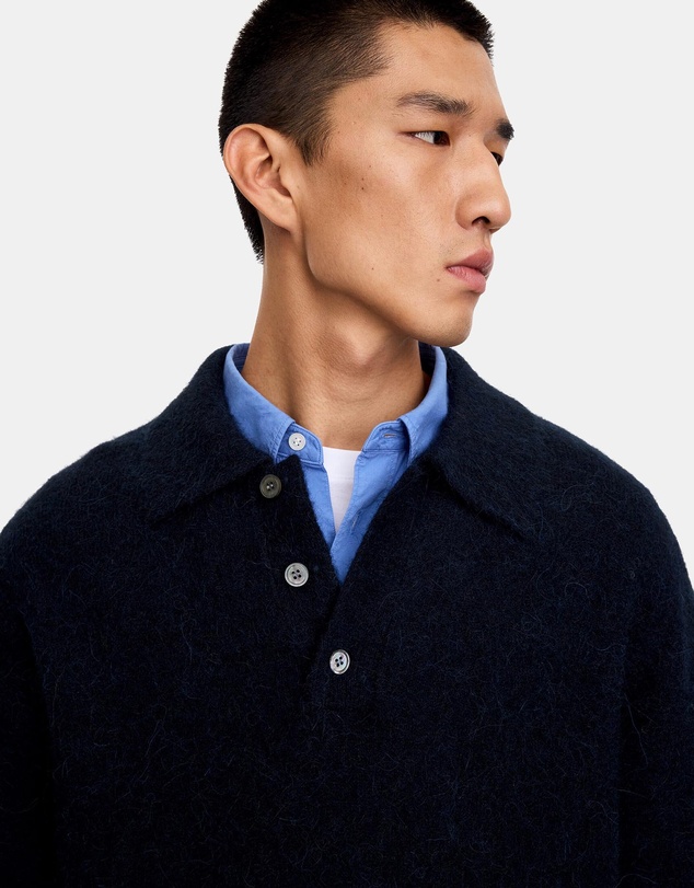 ARKET - Alpaca Wool Blend Polo Shirt