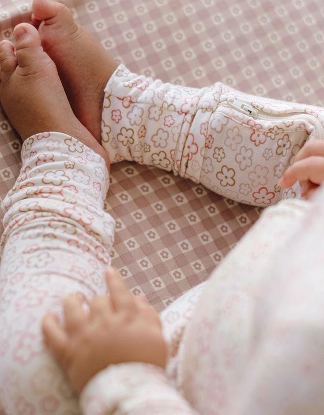 Kynd Baby - Day Or Night Onesie in Spring Blossom
