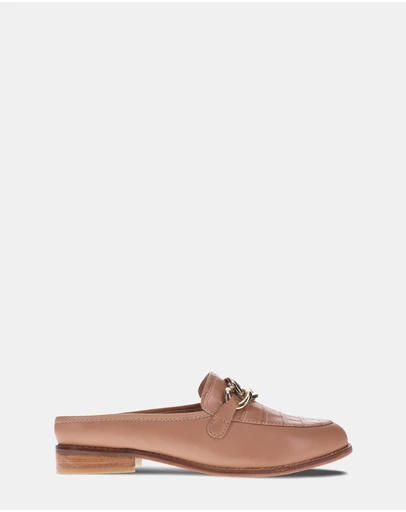 Mia Vita - Trudy Mule - Latte/Latte Croc