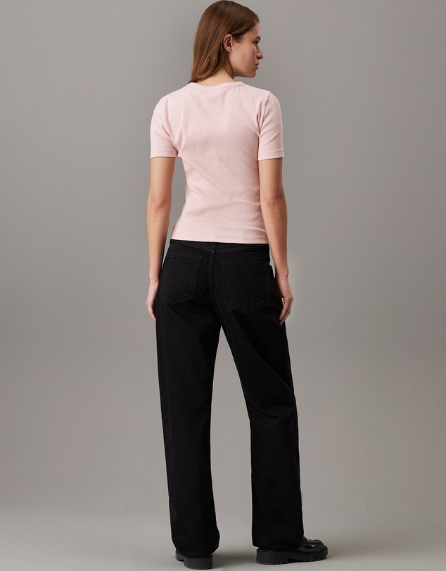 Calvin Klein Jeans - Slim Ribbed Cotton T-Shirt