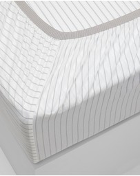 Sheet Society - Leo Washed Cotton Stripe Full Sheet Set