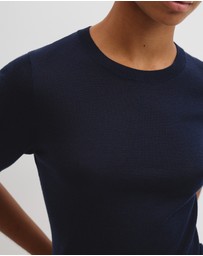 Country Road - Merino Short Sleeve Knit T-shirt