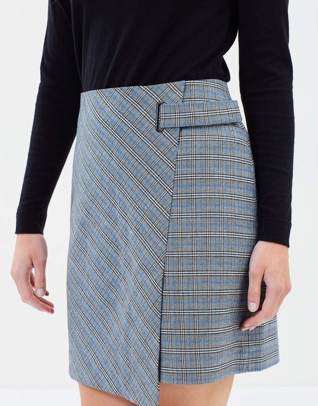 Marcs - Check Wrap Skirt