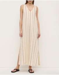 Assembly Label - Ulani Stripe V Neck Maxi Dress